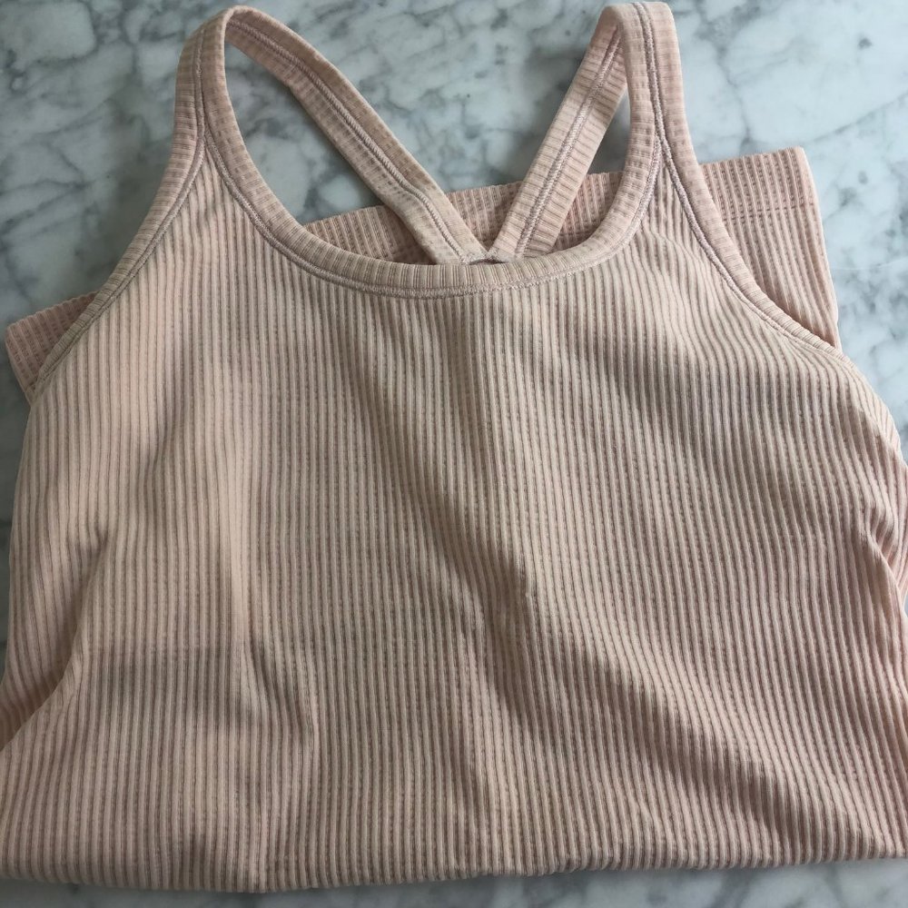 New W/O Tags Lululemon XS built in bra racerback